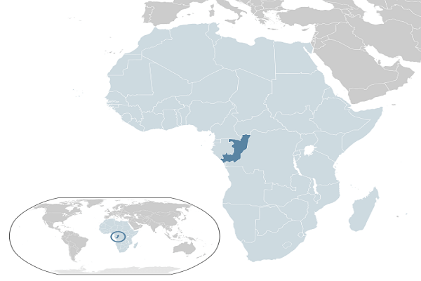 República del Congo Mapa