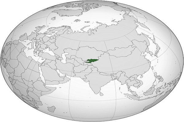 Kirguistán Mapa