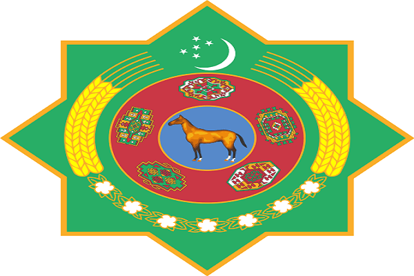 Turkmenistan Emblema