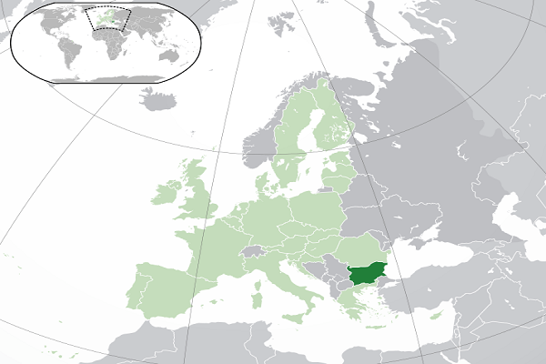 Bulgaria Mapa