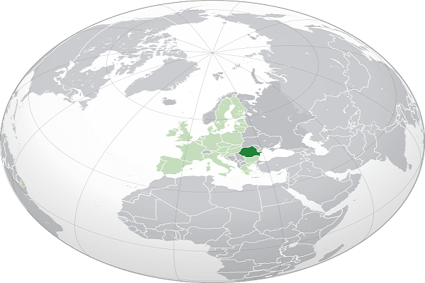 Rumania Mapa