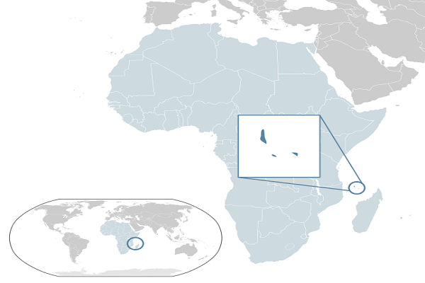 Comoras Map
