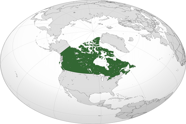 canada map