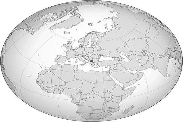 North Macedonia Map