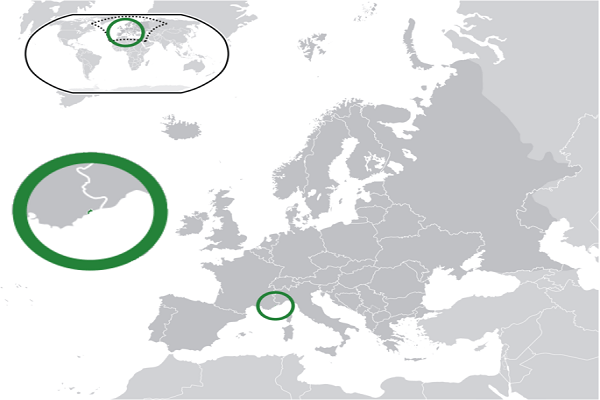 Monaco Mapa