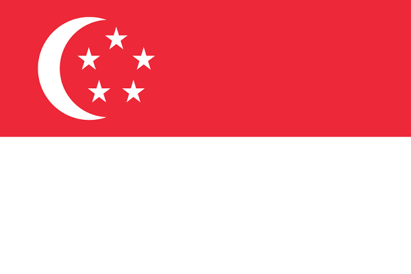 Singapur Bandera