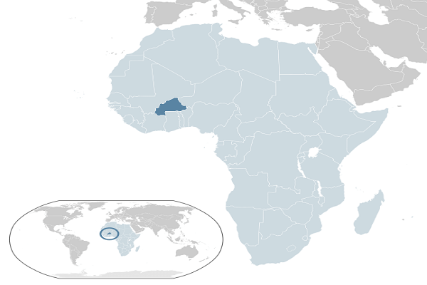 Burkina Faso Mapa