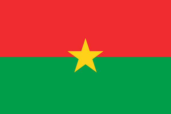 Burkina Faso Bandera