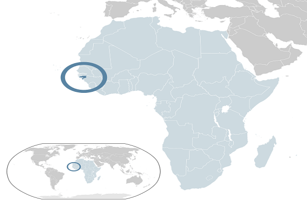 Guinea-Bissau Mapa